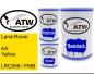 Preview: Land-Rover, AA Yellow, LRC559 / FMB: 500ml Lackdose + 500ml Klarlack + 250ml Härter - Set, von ATW Autoteile West.